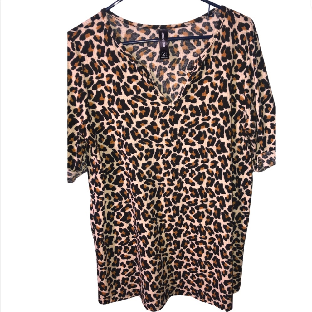 Animal Print Agnes and Dora Top